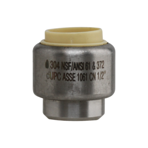 3/4" 304SS Pushfit Cap