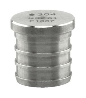 BOSHART 304 Stainless Steel PEX PLUG 1"